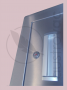 Wäscheschacht-Türe für Schurre 30x30cm – Metall, doppelwandig